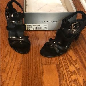 Black gladiator sandals
